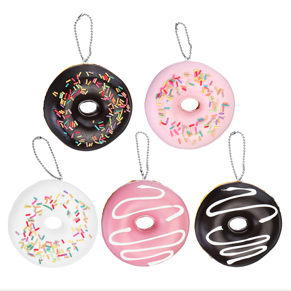 Cake-Squishy-Chocolate-Donuts-9CM-Scented-Doughnuts-Squeeze-Jumbo-Gift-Collection-With-Packaging-1390890-3