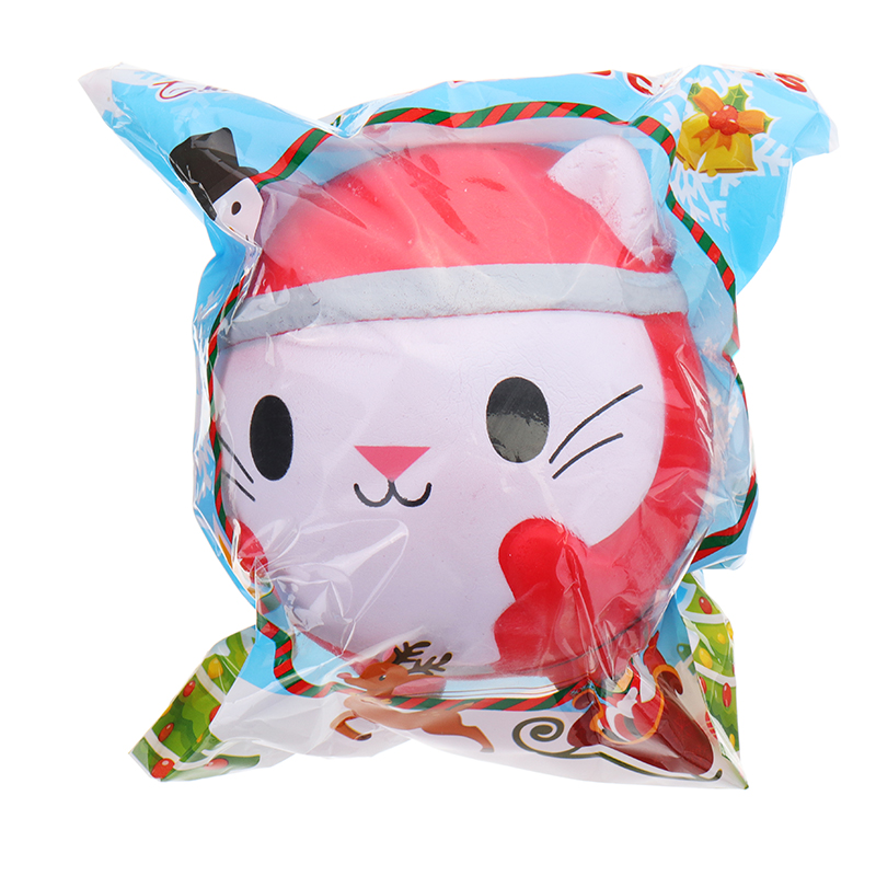 Chameleon-Christmas-Cat-Doll-Squishy-12x10x10cm-Slow-Rising-With-Packaging-Collection-Gift-Soft-Toy-1264040-8