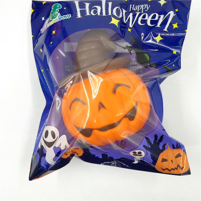 Chameleon-Soft-Halloween-Pumpkin-Witch-Hat-Squishy-Slow-Rising-Stress-Stretch-Kids-Toy-Gift-1221005-4