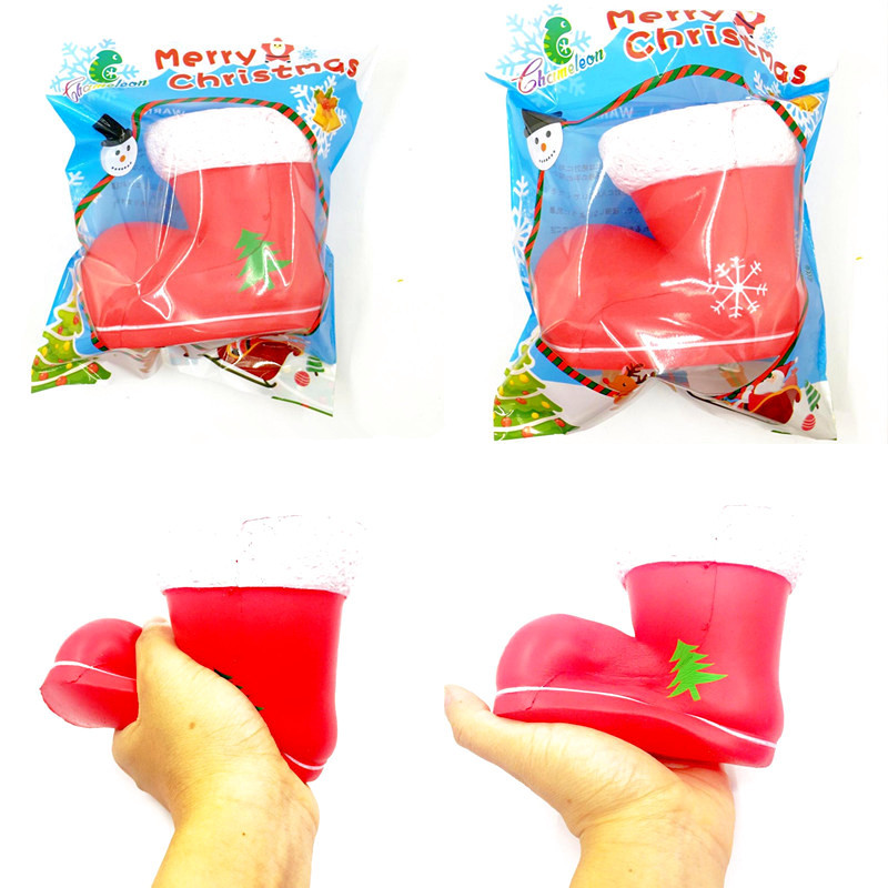 Chameleon-Squishy-Christmas-Boots-Santa-Clause-Boot-Slow-Rising-With-Packaging-Gift-Decor-Toy-1234767-1