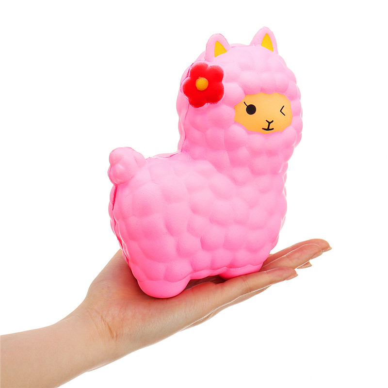 Jumbo-Sheep-17cm-Squishy-Alpaca-Super-Slow-Rising-Cream-Scented-Fun-Toys-1274729-10