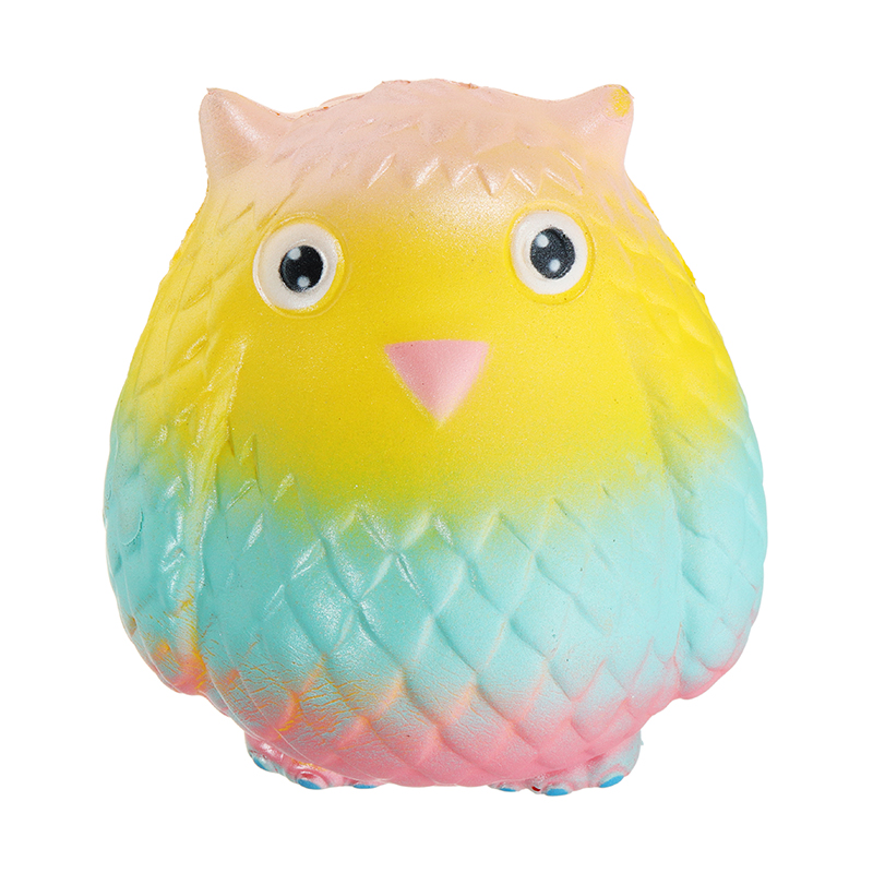 Jumbo-Squishy-Rainbow-Owl-12cm-Soft-Slow-Rising-Toy-With-Original-Packing-1281172-5