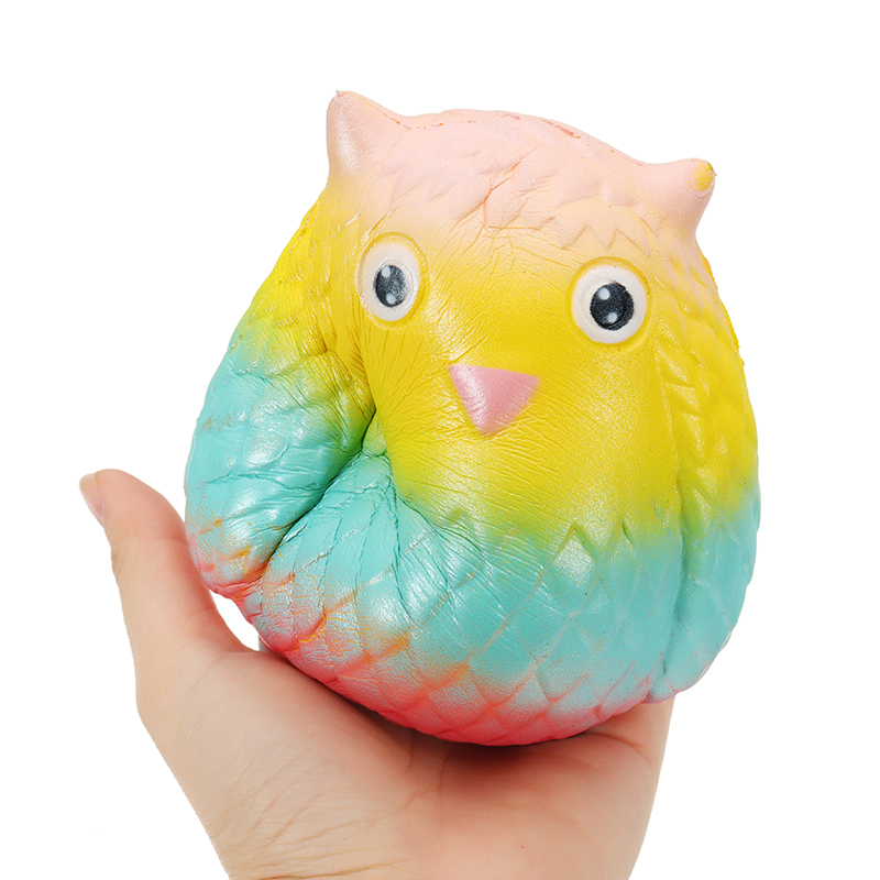 Jumbo-Squishy-Rainbow-Owl-12cm-Soft-Slow-Rising-Toy-With-Original-Packing-1281172-6