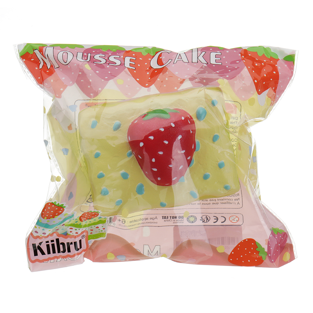 Kiibru-Strawberry-Mousse-Cake-Squishy-10885CM-Licensed-Slow-Rising-With-Packaging-Collection-Gift-1311612-6