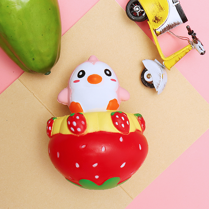 NO-NO-Squishy-Strawberry-Penguin-1311CM-Slow-Rising-With-Packaging-Collection-Gift-Soft-Toy-1284497-6