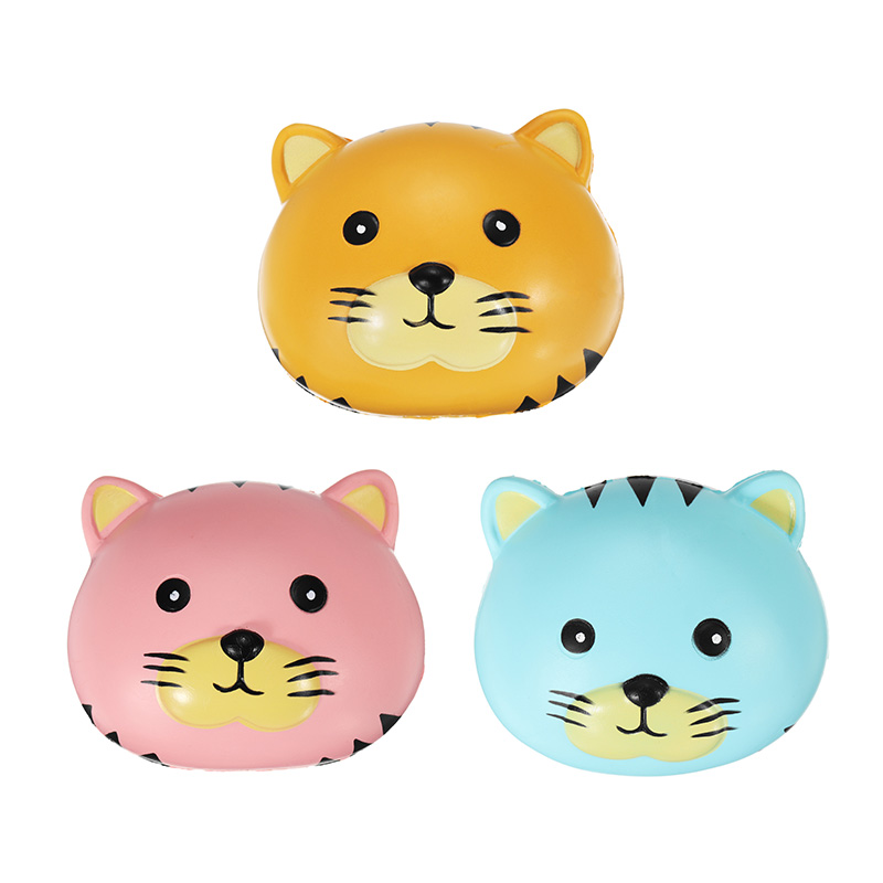 Oriker-Squishy-Tiger-Face-Ball-Bun-10cm-Soft-Sweet-Slow-Rising-Original-Packaging-Collection-Gift-1213792-2