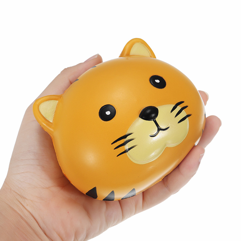 Oriker-Squishy-Tiger-Face-Ball-Bun-10cm-Soft-Sweet-Slow-Rising-Original-Packaging-Collection-Gift-1213792-5