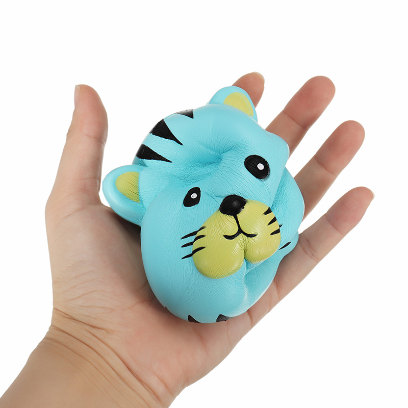 Oriker-Squishy-Tiger-Face-Ball-Bun-10cm-Soft-Sweet-Slow-Rising-Original-Packaging-Collection-Gift-1213792-8