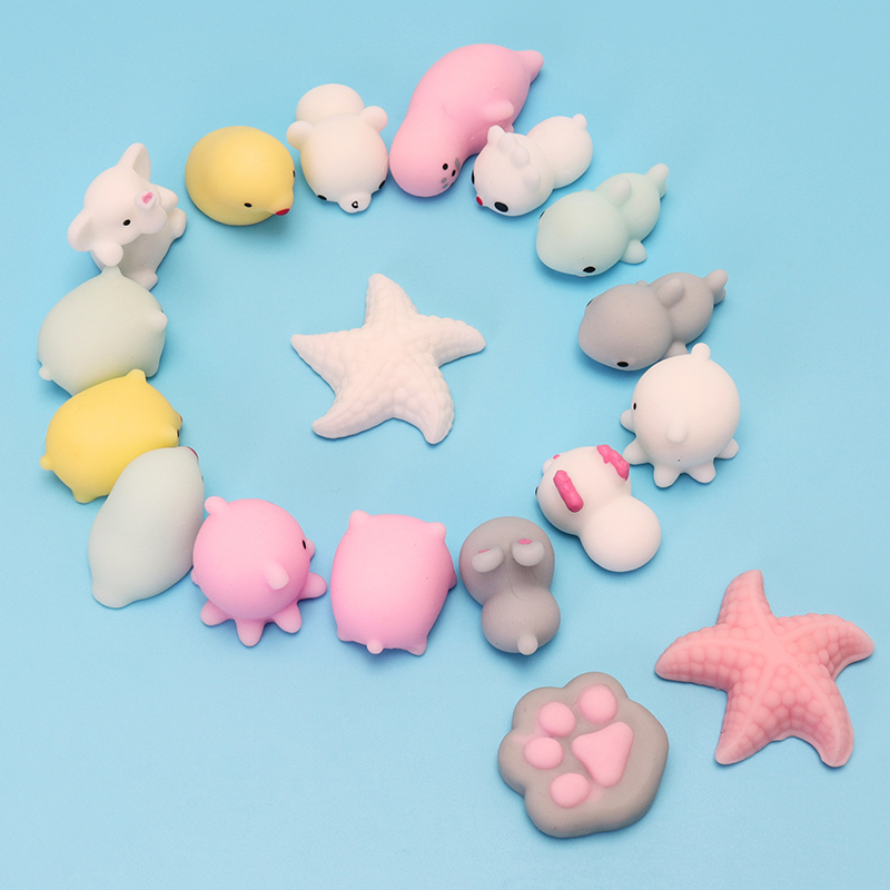 Pink-White-Starfish-Mochi-Squishy-Squeeze-Healing-Toy-Kawaii-Collection-Stress-Reliever-Gift-Decor-1242826-2