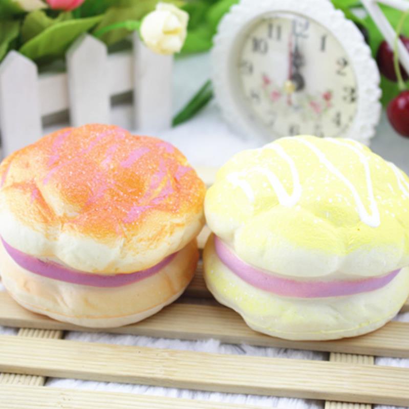 Random-Color-Squishy-Soft-8CM-Pineapple-Bread-Decoration-Soft-Toys-1111887-1