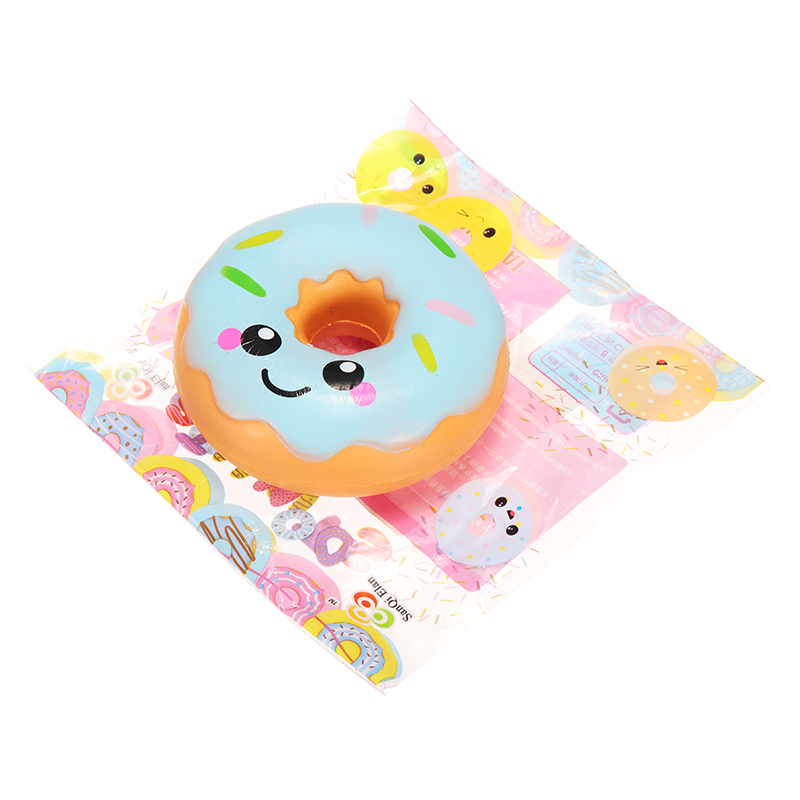 Sanqi-Elan-10cm-Squishy-kawaii-Smiling-Face-Donuts-Charm-Bread-Kids-Toys-With-Package-1256236-6