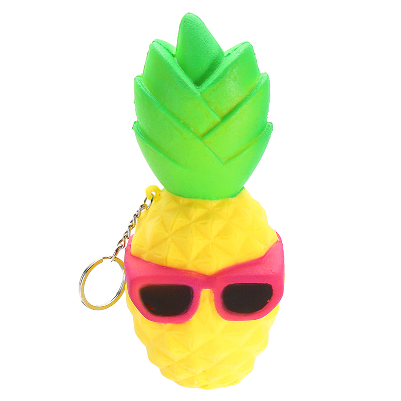 Squishy-Cool-Pineapple-16cm-Slow-Rising-Soft-Squeeze-Collection-Gift-Decor-Toy-1153529-1