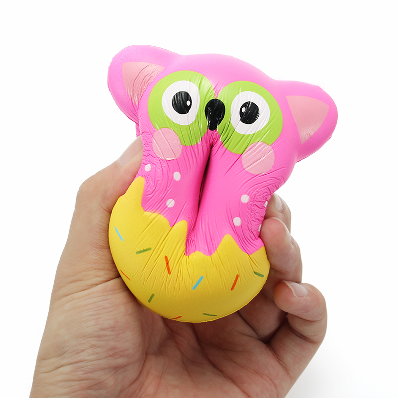 Squishy-Factory-Owl-Donut-10cm-Soft-Slow-Rising-With-Packaging-Collection-Gift-Decor-Toy-1190737-2