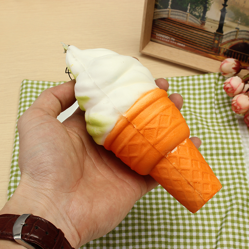 Squishy-Jumbo-Ice-Cream-Cone-17cm-Slow-Rising-Soft-Collection-Decor-Gift-Phone-Bag-Strap-1142231-2