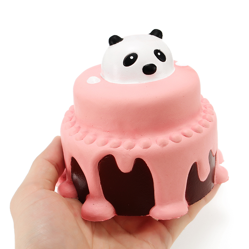Squishy-Panda-Cake-12cm-Slow-Rising-With-Packaging-Collection-Gift-Decor-Soft-Squeeze-Toy-1178653-5