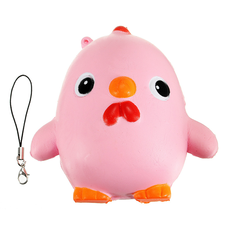 Squishy-Pink-Chicken-Jumbo-10cm-Slow-Rising-Collection-Gift-Decor-Soft-Toy-Phone-Bag-Strap-1162299-7