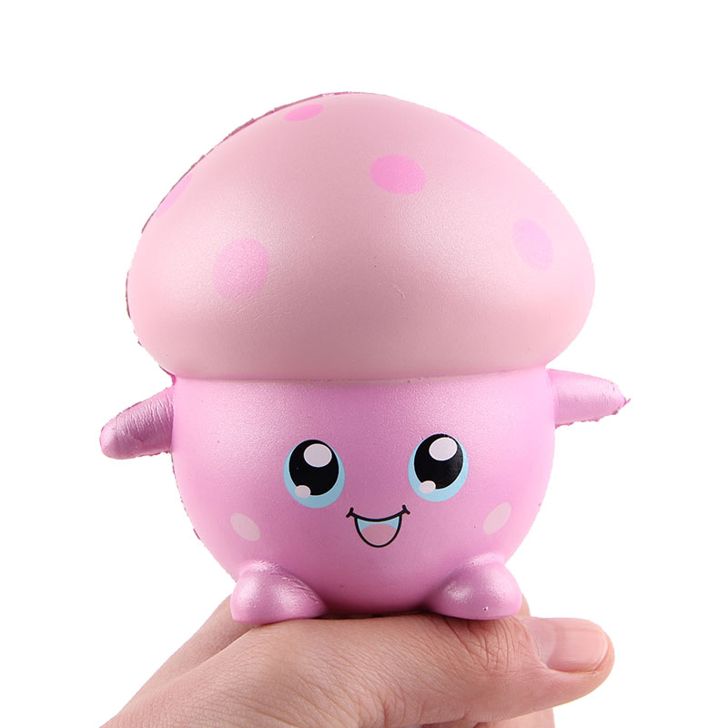 Squishy-Pink-Mushroom-Doll-11cm-Soft-Slow-Rising-Collection-Gift-Decor-Toy-With-Packing-1261010-9