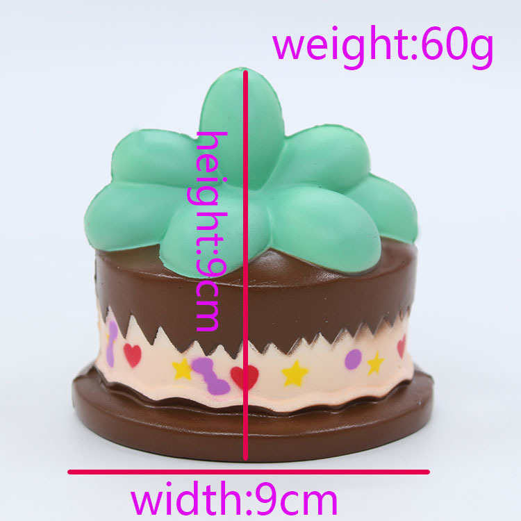 Squishy-Plant-Chocolate-Cream-Cake-9CM-Slow-Rising-Rebound-Toys-With-Packaging-Gift-Decor-1425203-5