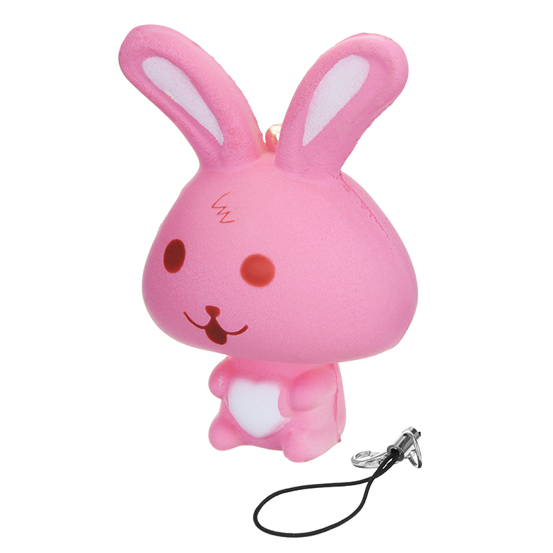 Squishy-Rabbit-Bunny-8cm-Soft-Slow-Rising-Phone-Bag-Strap-Decor-Collection-Gift-Toy-1226090-3