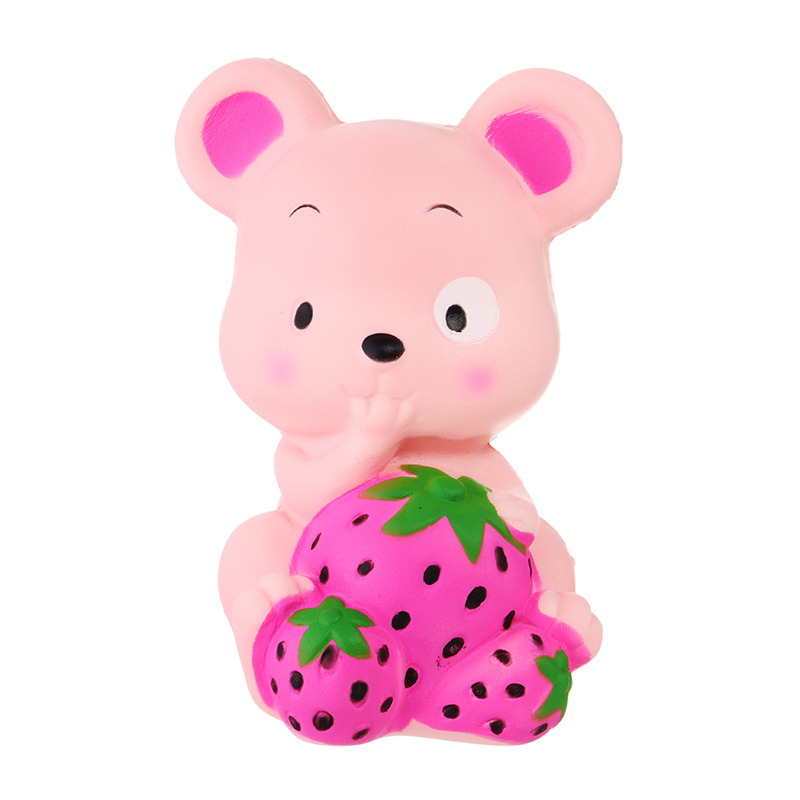 Squishy-Strawberry-Rat-13CM-Slow-Rising-Soft-Toy-Stress-Relief-Gift-Collection-With-Packing-1273062-4