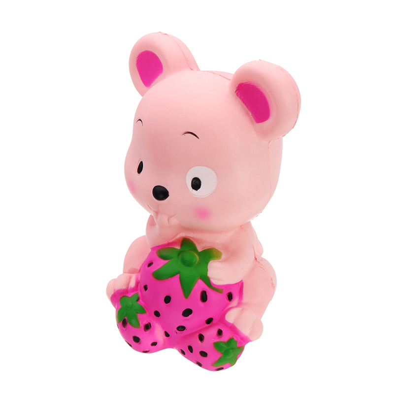 Squishy-Strawberry-Rat-13CM-Slow-Rising-Soft-Toy-Stress-Relief-Gift-Collection-With-Packing-1273062-5