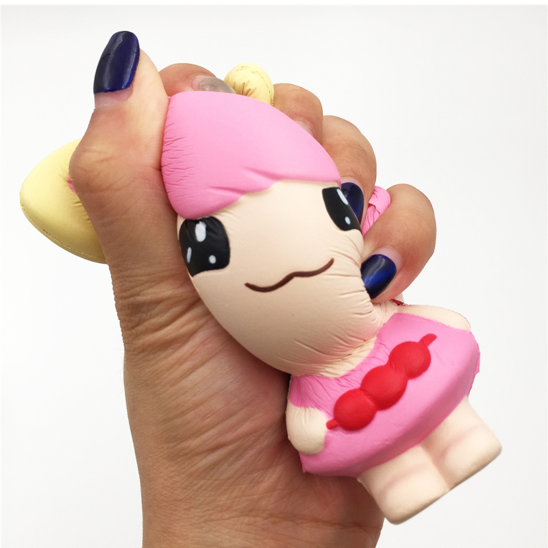 SquishyFun-Pink-Little-Girl-Squishy-Hanging-Decoration-12CM-Cute-Doll-Gift-Collection-Packaging-1388291-5