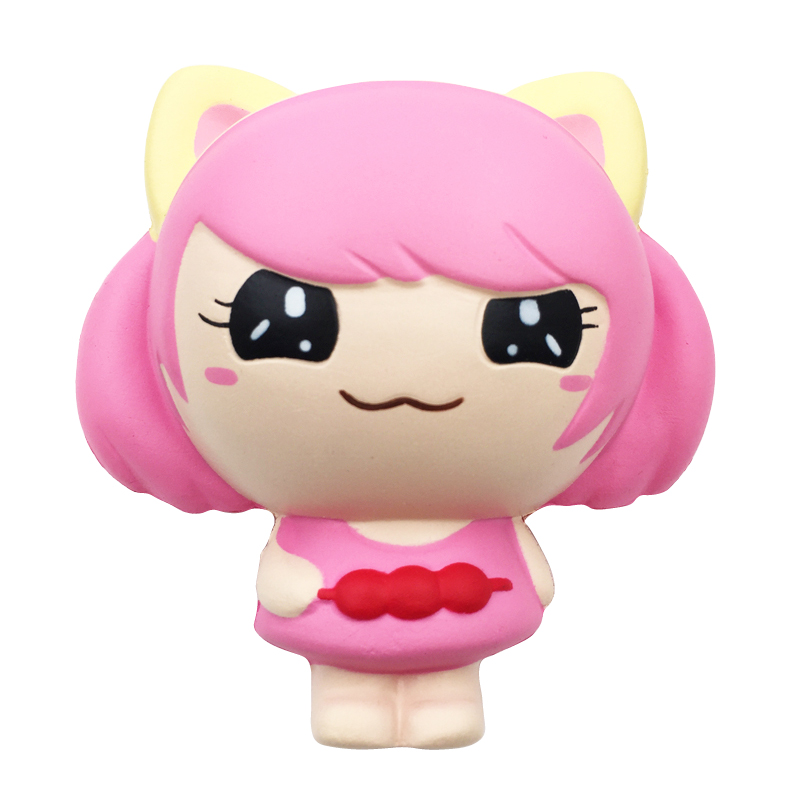 SquishyFun-Pink-Little-Girl-Squishy-Hanging-Decoration-12CM-Cute-Doll-Gift-Collection-Packaging-1388291-6