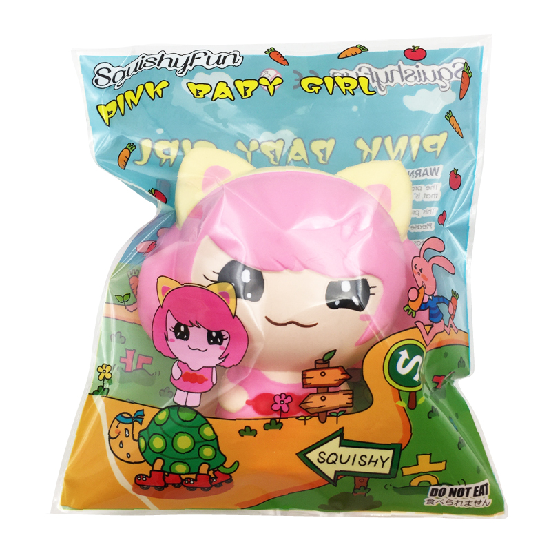 SquishyFun-Pink-Little-Girl-Squishy-Hanging-Decoration-12CM-Cute-Doll-Gift-Collection-Packaging-1388291-8