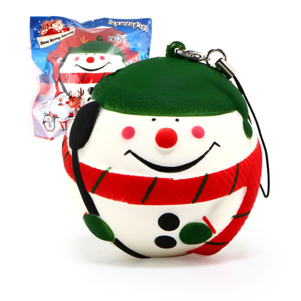 SquishyFun-Squishy-Snowman-Christmas-Santa-Claus-7cm-Slow-Rising-With-Packaging-Collection-Gift-1226883-1