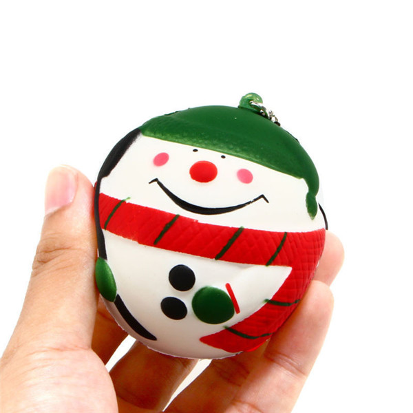 SquishyFun-Squishy-Snowman-Christmas-Santa-Claus-7cm-Slow-Rising-With-Packaging-Collection-Gift-1226883-3