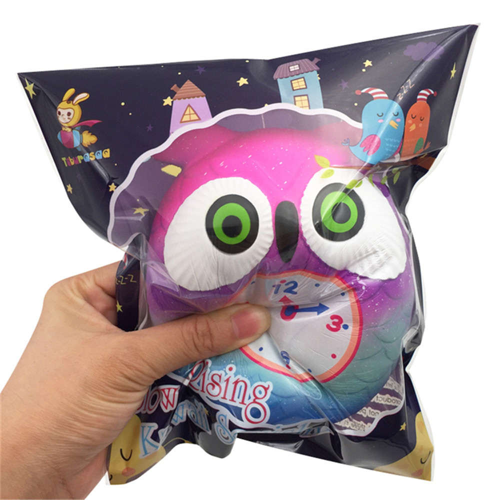 Taburasaa-Owl-Clock-Squishy-121059CM-Soft-Slow-Rising-With-Packaging-Collection-Gift-Toy-1360928-11