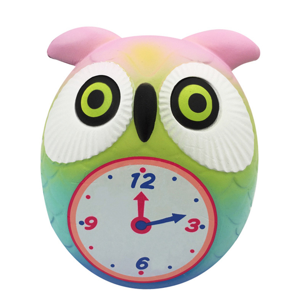 Taburasaa-Owl-Clock-Squishy-121059CM-Soft-Slow-Rising-With-Packaging-Collection-Gift-Toy-1360928-3