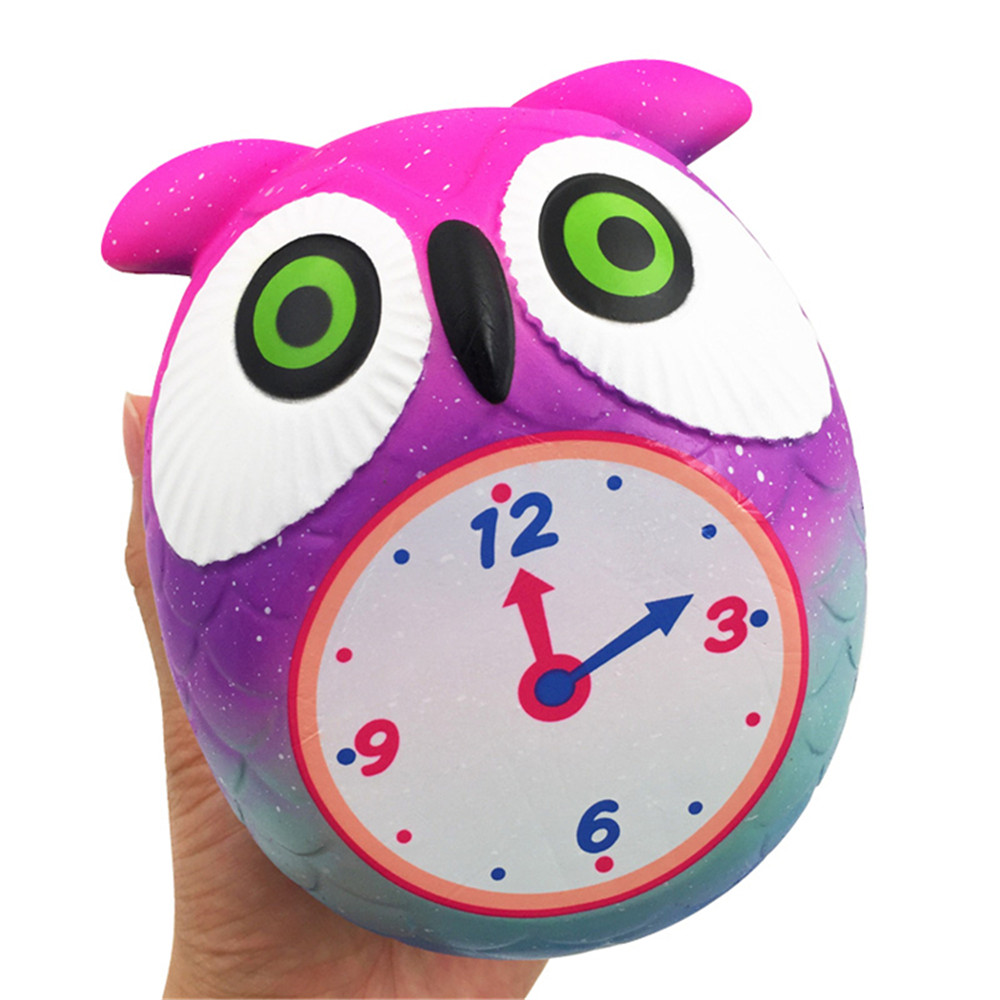 Taburasaa-Owl-Clock-Squishy-121059CM-Soft-Slow-Rising-With-Packaging-Collection-Gift-Toy-1360928-5