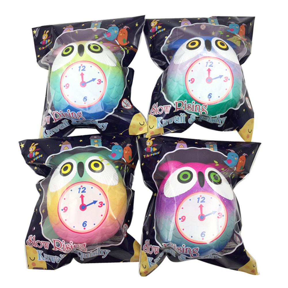 Taburasaa-Owl-Clock-Squishy-121059CM-Soft-Slow-Rising-With-Packaging-Collection-Gift-Toy-1360928-9