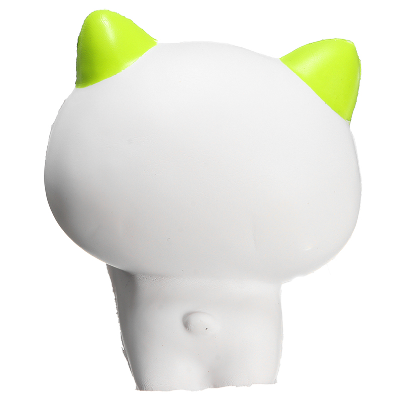 Woow-Squishy-Cat-13cm-Slow-Rising-Collection-Gift-Cute-Decor-Soft-Toy-Blue-and-Green-1191274-7