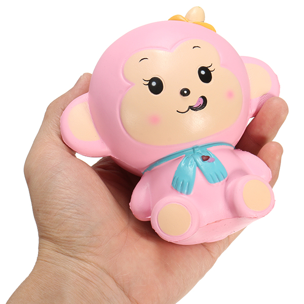 Woow-Squishy-Monkey-Slow-Rising-12cm-with-Original-Packaging-Blue-and-Pink-1191260-4