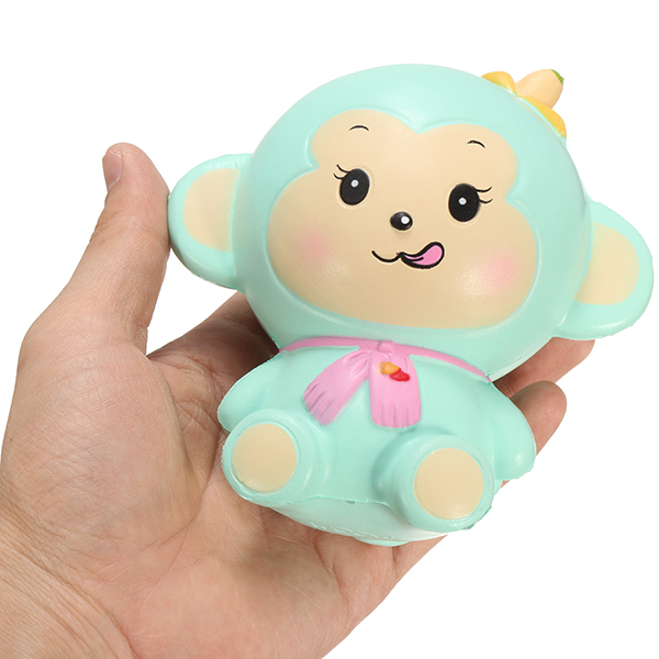 Woow-Squishy-Monkey-Slow-Rising-12cm-with-Original-Packaging-Blue-and-Pink-1191260-8