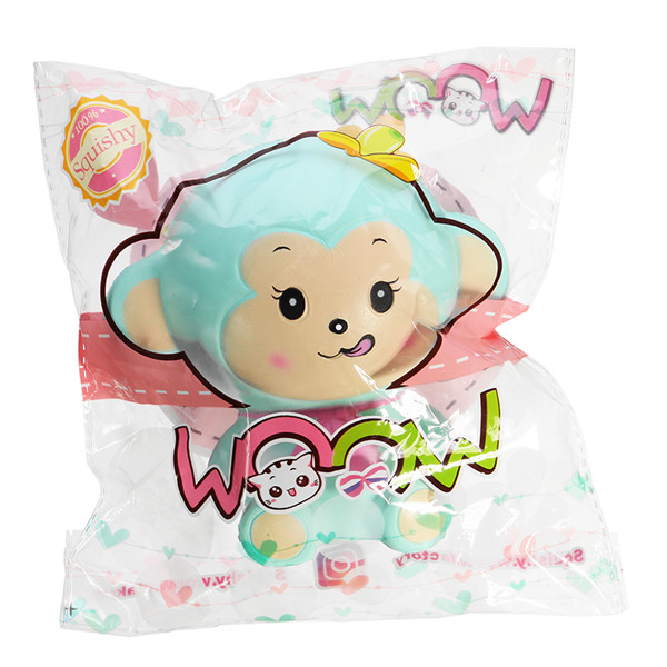 Woow-Squishy-Monkey-Slow-Rising-12cm-with-Original-Packaging-Blue-and-Pink-1191260-10
