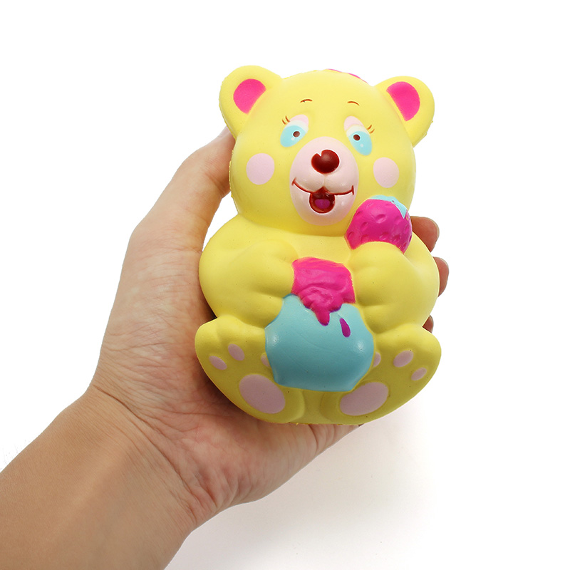 Xinda-Squishy-Strawberry-Bear-Holding-Honey-Pot-12cm-Slow-Rising-With-Packaging-Collection-Gift-Toy-1195084-1