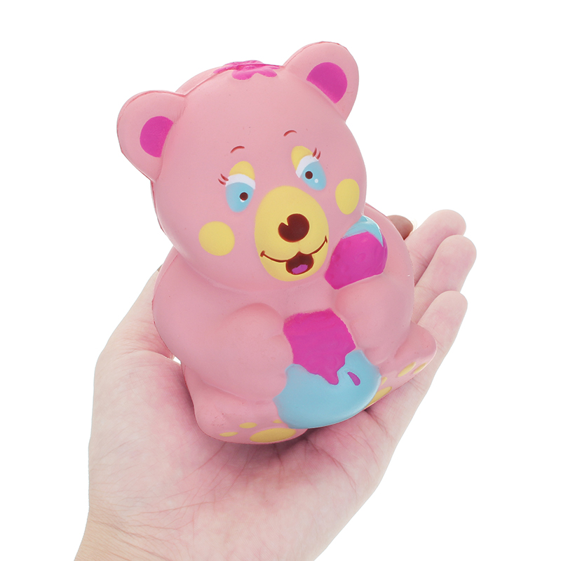 Xinda-Squishy-Strawberry-Bear-Holding-Honey-Pot-Pink-Slow-Rising-With-Packaging-Collection-Gift-Toy-1228126-1