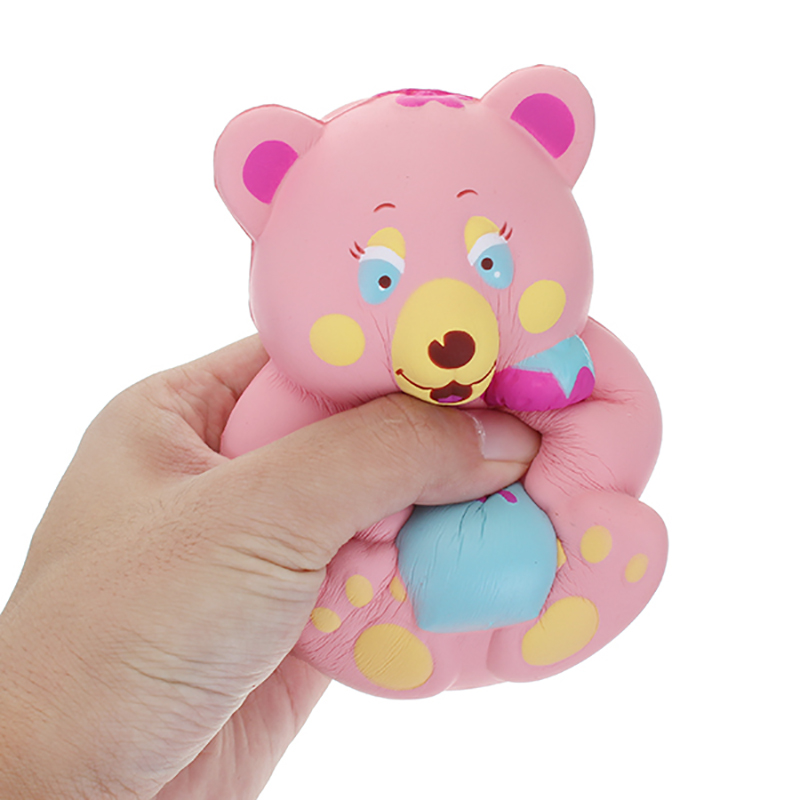 Xinda-Squishy-Strawberry-Bear-Holding-Honey-Pot-Pink-Slow-Rising-With-Packaging-Collection-Gift-Toy-1228126-2