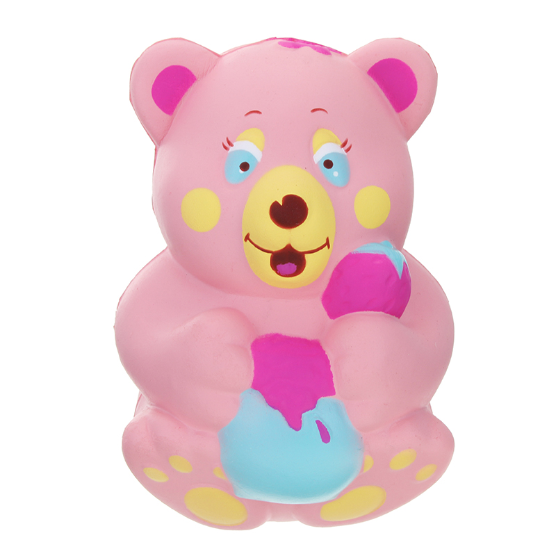 Xinda-Squishy-Strawberry-Bear-Holding-Honey-Pot-Pink-Slow-Rising-With-Packaging-Collection-Gift-Toy-1228126-4