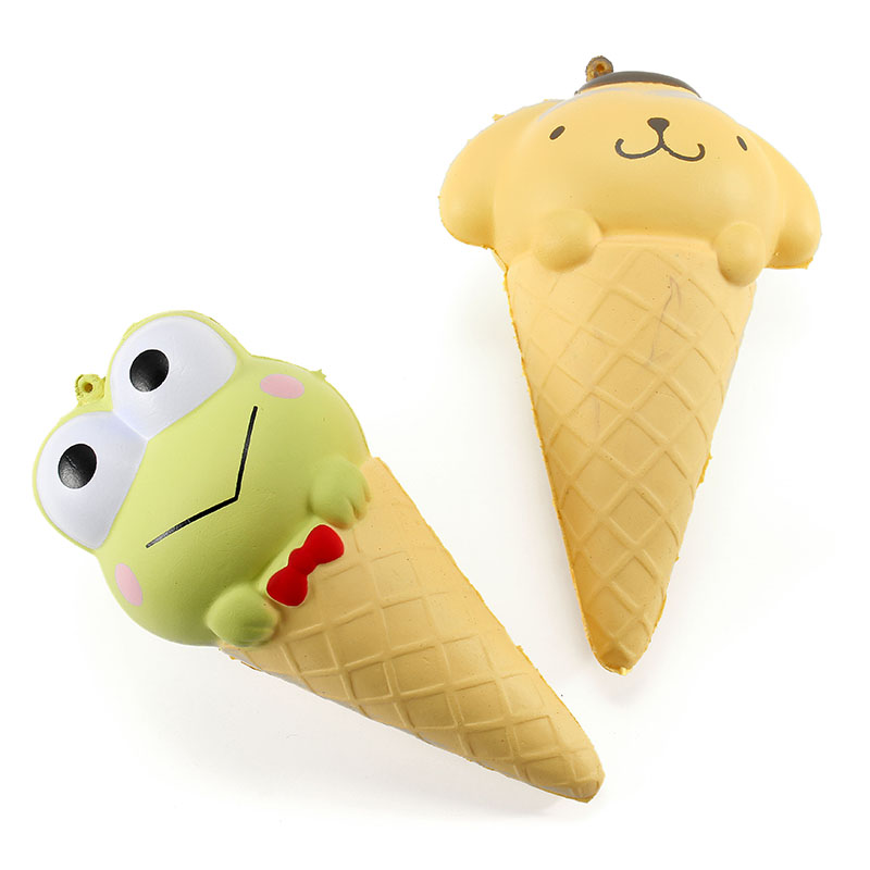 YunXin-Squishy-Ice-Cream-Cone-Cartoon-Frog-Pudding-Puppy-Cute-Collection-Gift-Decor-Soft-Toy-1178318-3