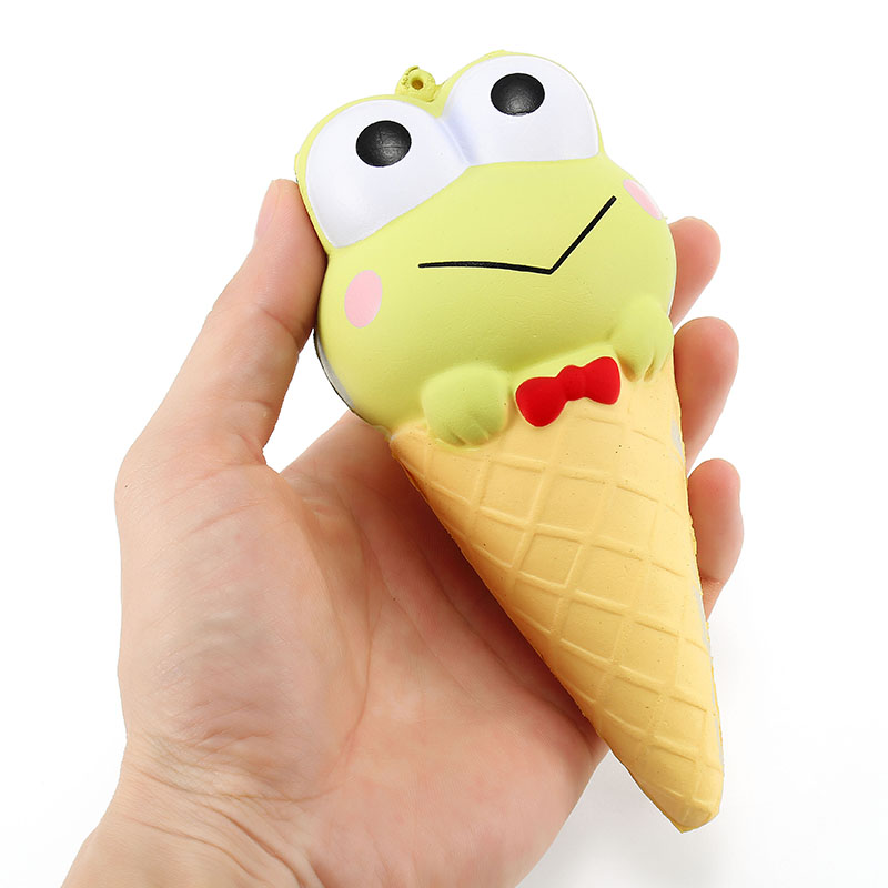 YunXin-Squishy-Ice-Cream-Cone-Cartoon-Frog-Pudding-Puppy-Cute-Collection-Gift-Decor-Soft-Toy-1178318-4
