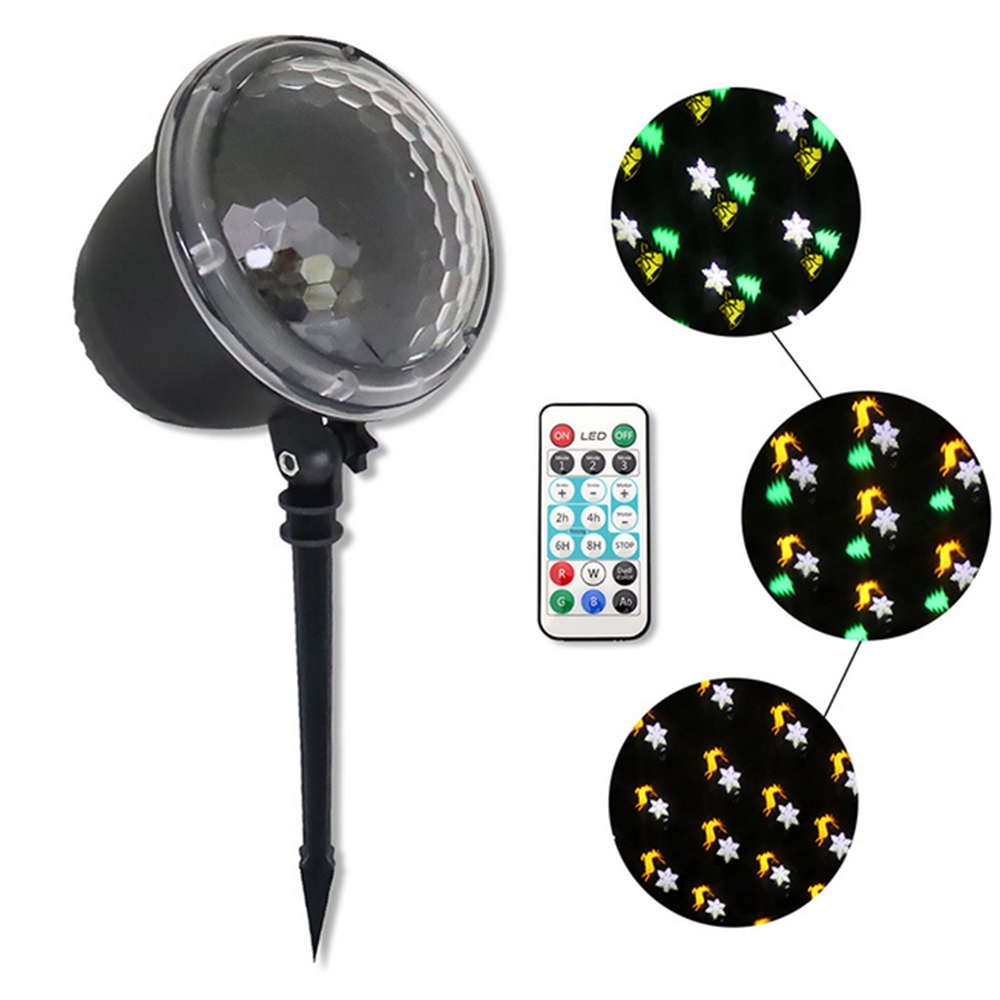4-LED-Projection-Stage-Light-Outdoor-Christmas-Mini-Snowflake-Lamp-with-Remote-Control-for-Party-Fes-1534747-3