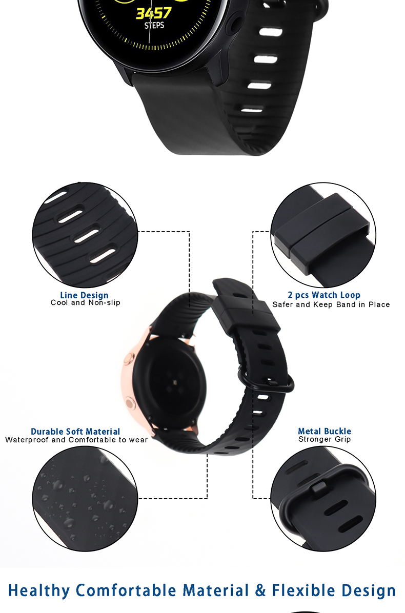 Bakeey-20mm-Width-Universal-Pure-TPU-Watch-Band-Strap-Replacement-for-Samsung-Galaxy-Watch-1618653-2