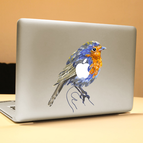 PAG-Cute-Little-Sparrow-Decorative-Laptop-Decal-Removable-Bubble-Free-Self-adhesive-Skin-Sticker-1032177-1