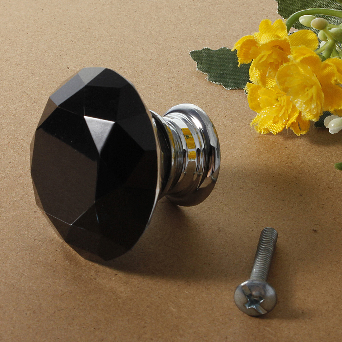 40mm-Diamond-Crystal-Door-Knob-Drawer-Cabinet-Handle-Knob-Screw-925882-22