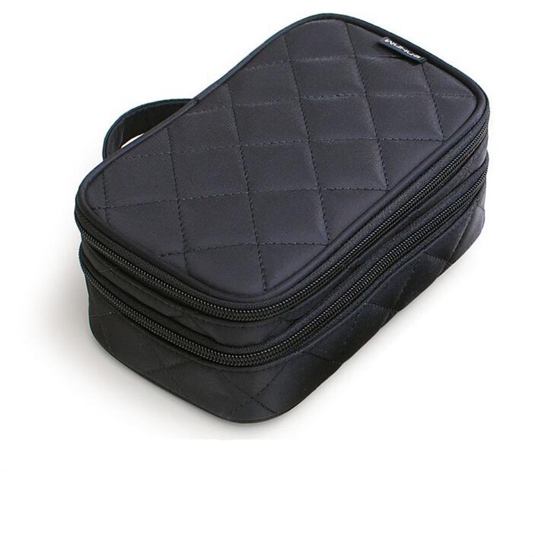 Double-layer-Nylon-Ladys-Cosmetic-Bag-Waterproof-Make-Up-Handbag-Tools-Organizer-Pouch-Wash-Toilet-1326983-4