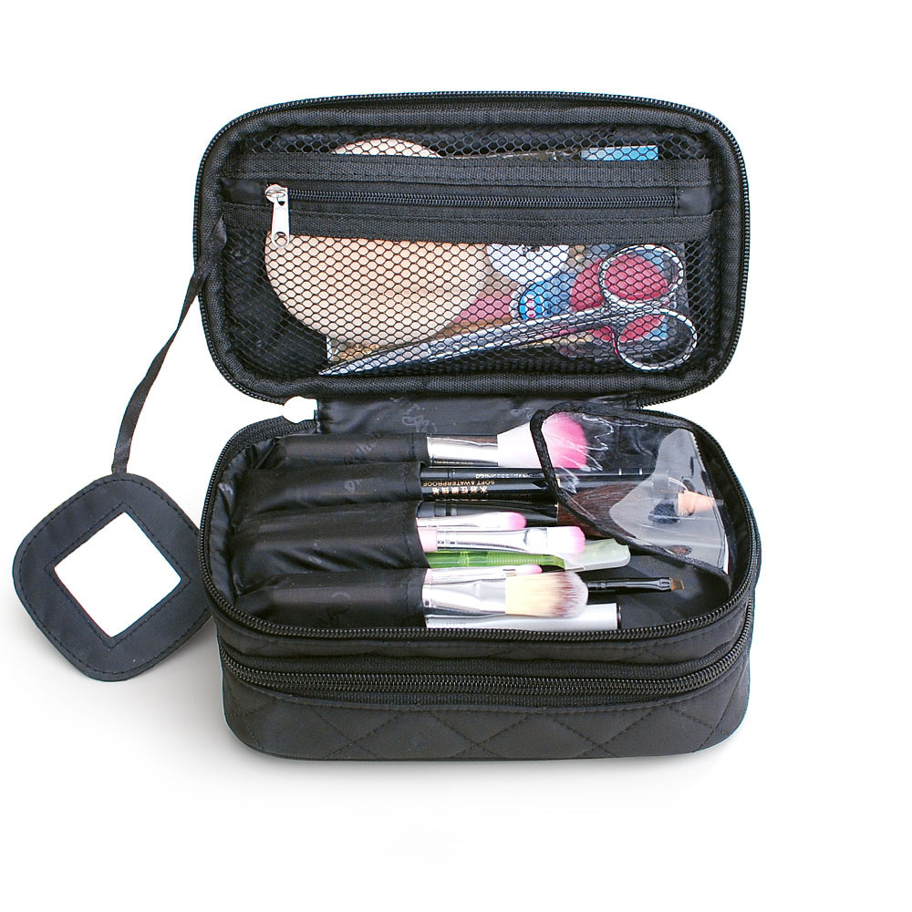 Double-layer-Nylon-Ladys-Cosmetic-Bag-Waterproof-Make-Up-Handbag-Tools-Organizer-Pouch-Wash-Toilet-1326983-5